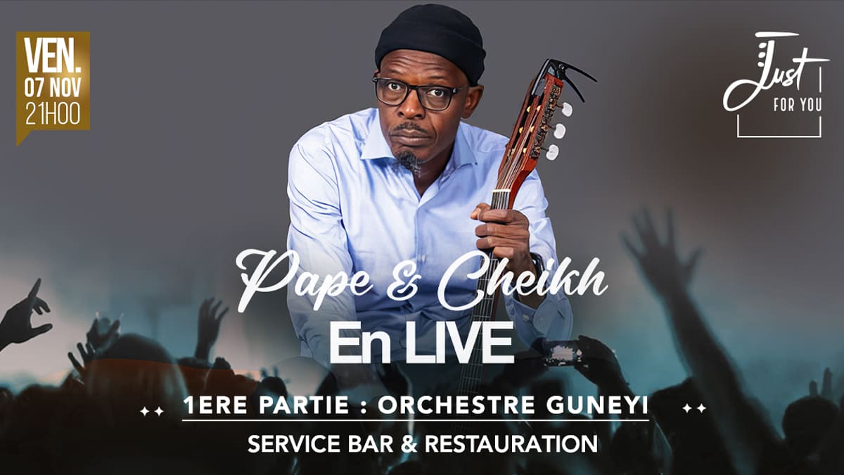 Pape & Cheikh en LIVE au Just For You 